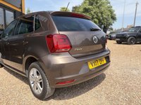 USED 2017 17 VOLKSWAGEN POLO 1.0 BlueMotion Tech Match Hatchback 5dr Petrol Manual Euro 6 (s/s) (75 ps) Bluetooth Telephone preparation, Cruise control + speed limiter, Driver alert system, Multi function display, Multifunction computer, PAS - speed related, Service interval indicator, Ultrasonic front and rear optical and audible parking sensors, Warning buzzer and light for front seatbelts unfastened, 6 speakers, Composition media system with radio, glovebox mounted CD, colour touch screen, SD card, aux-in, USB, multimedia interface, DAB Digital radio, Black grille with chrome surround, Body col
