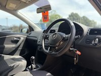 USED 2017 17 VOLKSWAGEN POLO 1.0 BlueMotion Tech Match Hatchback 5dr Petrol Manual Euro 6 (s/s) (75 ps) Bluetooth Telephone preparation, Cruise control + speed limiter, Driver alert system, Multi function display, Multifunction computer, PAS - speed related, Service interval indicator, Ultrasonic front and rear optical and audible parking sensors, Warning buzzer and light for front seatbelts unfastened, 6 speakers, Composition media system with radio, glovebox mounted CD, colour touch screen, SD card, aux-in, USB, multimedia interface, DAB Digital radio, Black grille with chrome surround, Body col