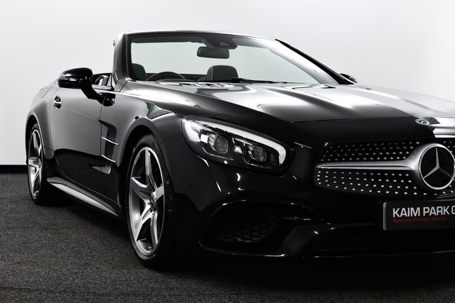 USED 2019 19 MERCEDES-BENZ SL 3.0 SL400 V6 AMG Line (Premium) Convertible 2dr Petrol G-Tronic+ Euro 6 (s/s) (367 ps) &pound;4k Extras | FMBSH | Pan Roof