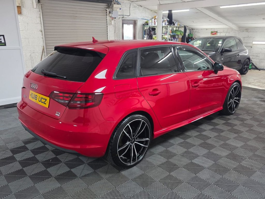 USED 2016 16 AUDI A3 1.6 TDI ultra SE Technik Sportback 5dr Diesel Manual Euro 6 (s/s) (110 ps) Rear Parking Sensors