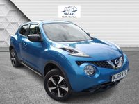 USED 2018 68 NISSAN JUKE 1.6 Bose Personal Edition SUV 5dr Petrol Manual Euro 6 (112 ps) **3 MONTHS WARRANTY INCLUDED**ONLY 49,000 MILES FROM NEW**FINISHED IN VIVID BLUE**KEYLESS ENTRY/GO**HALF LEATHER INTERIOR**PREMIUM SOUND SYSTEM**REVERSE CAMERAS**FULL SERVICE HISTORY**FULLY HPI CLEAR**MOT MAY 2027 (NO ADVISORIES)**