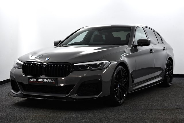 USED 2022 22 BMW 5 SERIES 2.0 520d MHT M Sport Saloon 4dr Diesel Hybrid Steptronic xDrive Euro 6 (s/s) (190 ps) &pound;7k Extras | MPro/Aero/20"s +