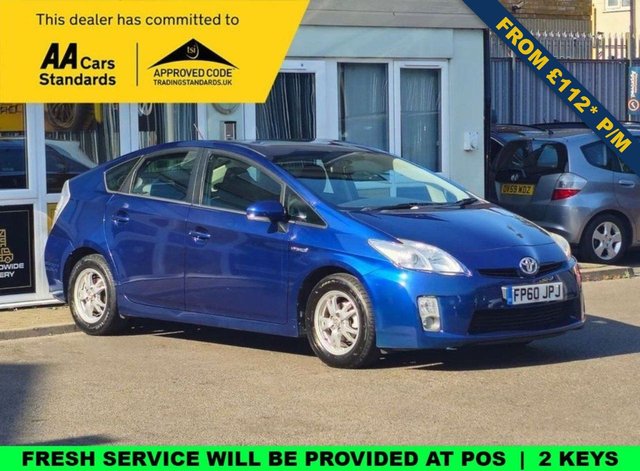 View our Toyota Prius 1.8 VVT-h T3 Hatchback 5dr Petrol Hybrid CVT Euro 5 (s/s) (136 ps)