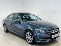 USED 2015 15 MERCEDES-BENZ C-CLASS 2.0 C200 Sport (Premium) Saloon 4dr Petrol 7G-Tronic+ Euro 6 (s/s) (184 ps) Tenorite Grey | Black Leather | Bluetooth | Panoramic Roof | Ambient Lighting | Cruise Control | ULEZ OK