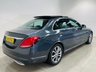 USED 2015 15 MERCEDES-BENZ C-CLASS 2.0 C200 Sport (Premium) Saloon 4dr Petrol 7G-Tronic+ Euro 6 (s/s) (184 ps) Tenorite Grey | Black Leather | Bluetooth | Panoramic Roof | Ambient Lighting | Cruise Control | ULEZ OK