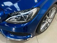 USED 2018 18 MERCEDES-BENZ C-CLASS 2.0 C200 AMG Line (Premium) Coupe 2dr Petrol G-Tronic+ Euro 6 (s/s) (184 ps) Brilliant Blue with Crystal Grey Interior | 19 Multispoke AMG Wheels | Glass Panoramic Roof | Ambient Lighting | ULEZ OK