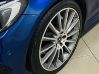 USED 2018 18 MERCEDES-BENZ C-CLASS 2.0 C200 AMG Line (Premium) Coupe 2dr Petrol G-Tronic+ Euro 6 (s/s) (184 ps) Brilliant Blue with Crystal Grey Interior | 19 Multispoke AMG Wheels | Glass Panoramic Roof | Ambient Lighting | ULEZ OK