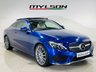 USED 2018 18 MERCEDES-BENZ C-CLASS 2.0 C200 AMG Line (Premium) Coupe 2dr Petrol G-Tronic+ Euro 6 (s/s) (184 ps) Brilliant Blue with Crystal Grey Interior | 19 Multispoke AMG Wheels | Glass Panoramic Roof | Ambient Lighting | ULEZ OK