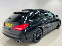 USED 2016 16 MERCEDES-BENZ CLA 2.1 CLA220d AMG Sport Shooting Brake 5dr Diesel 7G-DCT Euro 6 (s/s) (177 ps) Cosmos Black | Alcantara Interior |  Glass Panoramic Roof | AMG Wheels | Sat Nav | Night Pack | Privacy Glass | ULEZ OK
