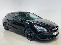 USED 2016 16 MERCEDES-BENZ CLA 2.1 CLA220d AMG Sport Shooting Brake 5dr Diesel 7G-DCT Euro 6 (s/s) (177 ps) Cosmos Black | Alcantara Interior |  Glass Panoramic Roof | AMG Wheels | Sat Nav | Night Pack | Privacy Glass | ULEZ OK
