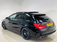 USED 2016 16 MERCEDES-BENZ CLA 2.1 CLA220d AMG Sport Shooting Brake 5dr Diesel 7G-DCT Euro 6 (s/s) (177 ps) Cosmos Black | Alcantara Interior |  Glass Panoramic Roof | AMG Wheels | Sat Nav | Night Pack | Privacy Glass | ULEZ OK