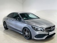 USED 2017 67 MERCEDES-BENZ CLA 2.1 CLA200d AMG Line Coupe 4dr Diesel 7G-DCT Euro 6 (s/s) (136 ps) Mountain Grey | Black Alcantara Interior | Ambient Lighting | Apple CarPlay | Night Pack | Sat Nav | ULEZ OK