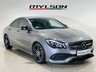 USED 2017 67 MERCEDES-BENZ CLA 2.1 CLA200d AMG Line Coupe 4dr Diesel 7G-DCT Euro 6 (s/s) (136 ps) Mountain Grey | Black Alcantara Interior | Ambient Lighting | Apple CarPlay | Night Pack | Sat Nav | ULEZ OK