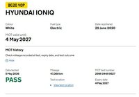 USED 2020 20 HYUNDAI IONIQ 38.3kWh Premium Hatchback 5dr Electric Auto (136 ps) Part Service History  |  1 Owner from Brand New