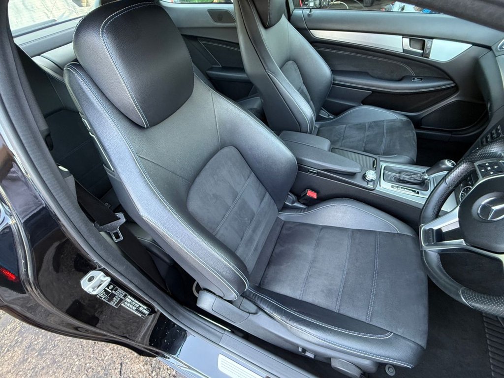 USED 2014 14 MERCEDES-BENZ C-CLASS 1.6 C180 AMG Sport Edition Coupe 2dr Petrol G-Tronic+ Euro 6 (s/s) (156 ps) AUTO+SAT NAV+BLUETOOTH+CRUISE