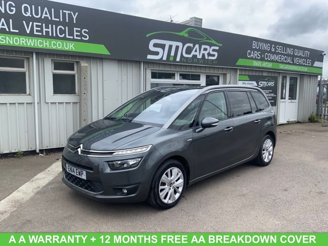 View our Citroen Grand C4 Picasso 1.6 e-HDi Airdream Exclusive+ MPV 5dr Diesel ETG6 Euro 5 (s/s) (115 ps)