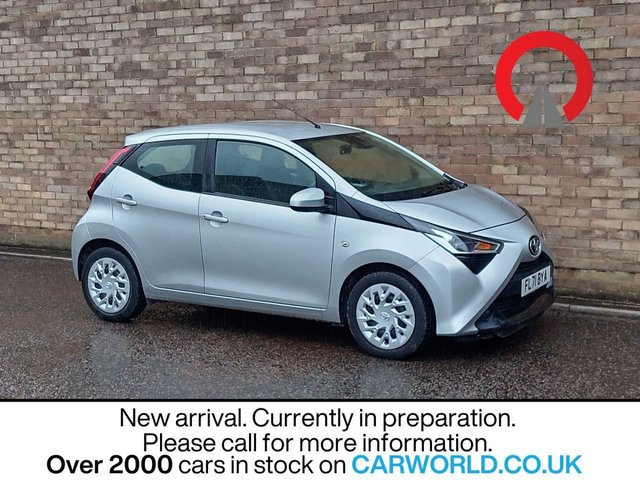 View our Toyota Aygo 1.0 VVT-i x-play Hatchback 5dr Petrol x-shift Euro 6 (Safety Sense) (71 ps)