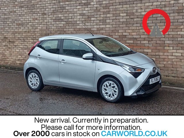View our Toyota Aygo 1.0 VVT-i x-play Hatchback 5dr Petrol x-shift Euro 6 (Safety Sense) (71 ps)
