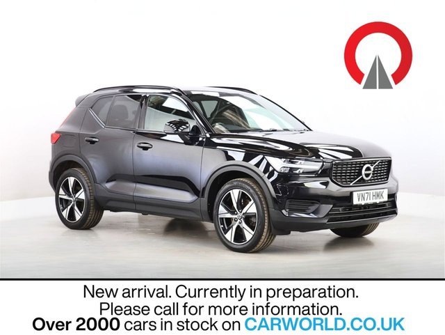 View our Volvo Xc40 1.5h R-Design T4 Recharge Auto Recharge T4 211 Twin Engine 10.7Kwh PHEV Auto Start/Stop 