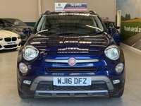 USED 2016 16 FIAT 500X 1.4 MultiAir Cross SUV 5dr Petrol Manual Euro 6 in Blue +REAR SENSORS+PRIV GLASS+USB POINT+