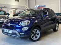 USED 2016 16 FIAT 500X 1.4 MultiAir Cross SUV 5dr Petrol Manual Euro 6 in Blue +REAR SENSORS+PRIV GLASS+USB POINT+