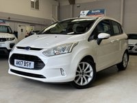 USED 2017 17 FORD B-MAX 1.5 TDCi Titanium Navigator MPV 5 Door Diesel Manual White Euro 6  8 SERVICES+AUTO LIGHTS+JUNE 27 MOT