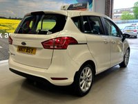 USED 2017 17 FORD B-MAX 1.5 TDCi Titanium Navigator MPV 5 Door Diesel Manual White Euro 6  8 SERVICES+AUTO LIGHTS+JUNE 27 MOT