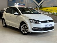 USED 2016 VOLKSWAGEN POLO 1.2 TSI BlueMotion Tech Match Hatchback 5 door Petrol Manual Euro 6 in White  PARKING SENSORS+PRIV GLASS+USB+AUX