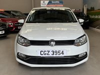 USED 2016 VOLKSWAGEN POLO 1.2 TSI BlueMotion Tech Match Hatchback 5 door Petrol Manual Euro 6 in White  PARKING SENSORS+PRIV GLASS+USB+AUX