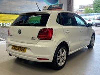 USED 2016 VOLKSWAGEN POLO 1.2 TSI BlueMotion Tech Match Hatchback 5 door Petrol Manual Euro 6 in White  PARKING SENSORS+PRIV GLASS+USB+AUX