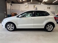 USED 2016 VOLKSWAGEN POLO 1.2 TSI BlueMotion Tech Match Hatchback 5 door Petrol Manual Euro 6 in White  PARKING SENSORS+PRIV GLASS+USB+AUX