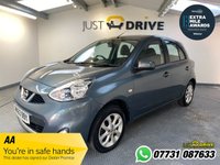 USED 2013 63 NISSAN MICRA 1.2 Acenta Hatchback 5dr Petrol CVT Euro 5 (80 ps) AUTO, PARKING SENSORS, SAT NAV, CRUISE!!!