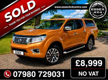 2016 NISSAN NAVARA 2.3 dCi N-CONNECTA AUTOMATIC 4X4 TURBO DIESEL 4WD EURO 6 SOLD