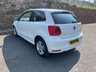 USED 2017 17 VOLKSWAGEN POLO 1.2 TSI BlueMotion Tech Match Edition Hatchback 3dr Petrol Manual Euro 6 (s/s) (90 ps) Highly desirable example in stunning White with Silver Alloy Wheels