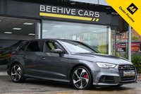 USED 2019 69 AUDI S3 2.0 TFSI Black Edition Sportback 5dr Petrol S Tronic quattro Euro 6 (s/s) (300 ps) *HOME DELIVERY 7 DAY MONEY BACK*