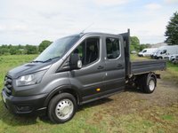 USED 2023 23 FORD TRANSIT 2.0 350 EcoBlue Leader Double Cab Tipper 4dr Diesel Manual RWD L3 Euro 6 (s/s) (130 ps) Dual Rear Wheels