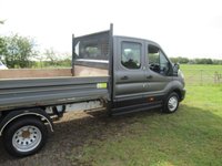 USED 2023 23 FORD TRANSIT 2.0 350 EcoBlue Leader Double Cab Tipper 4dr Diesel Manual RWD L3 Euro 6 (s/s) (130 ps) Dual Rear Wheels