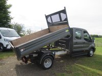 USED 2023 23 FORD TRANSIT 2.0 350 EcoBlue Leader Double Cab Tipper 4dr Diesel Manual RWD L3 Euro 6 (s/s) (130 ps) Dual Rear Wheels