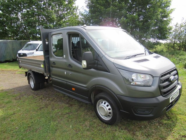 View our Ford Transit 2.0 350 EcoBlue Leader Double Cab Tipper 4dr Diesel Manual RWD L3 Euro 6 (s/s) (130 ps)