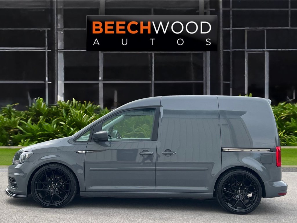 USED 2019 VOLKSWAGEN CADDY 2.0 TDI C20 BEECHWOOD CUSTOM  Panel Van 5dr Diesel Manual SWB Euro 6 (s/s) (102 ps) CARPET LINED / NO VAT / TAILGATE