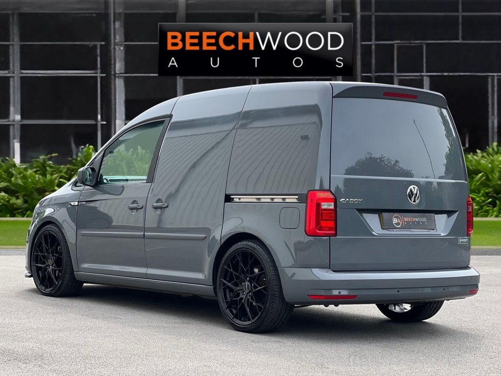 USED 2019 VOLKSWAGEN CADDY 2.0 TDI C20 BEECHWOOD CUSTOM  Panel Van 5dr Diesel Manual SWB Euro 6 (s/s) (102 ps) CARPET LINED / NO VAT / TAILGATE