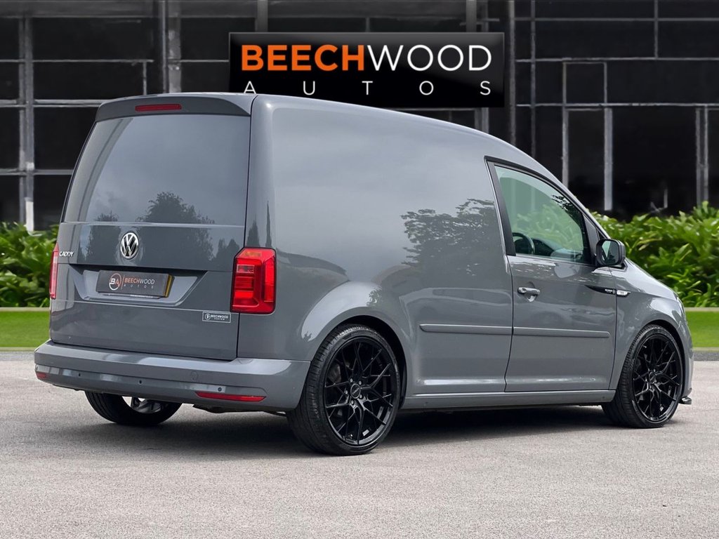 USED 2019 VOLKSWAGEN CADDY 2.0 TDI C20 BEECHWOOD CUSTOM  Panel Van 5dr Diesel Manual SWB Euro 6 (s/s) (102 ps) CARPET LINED / NO VAT / TAILGATE