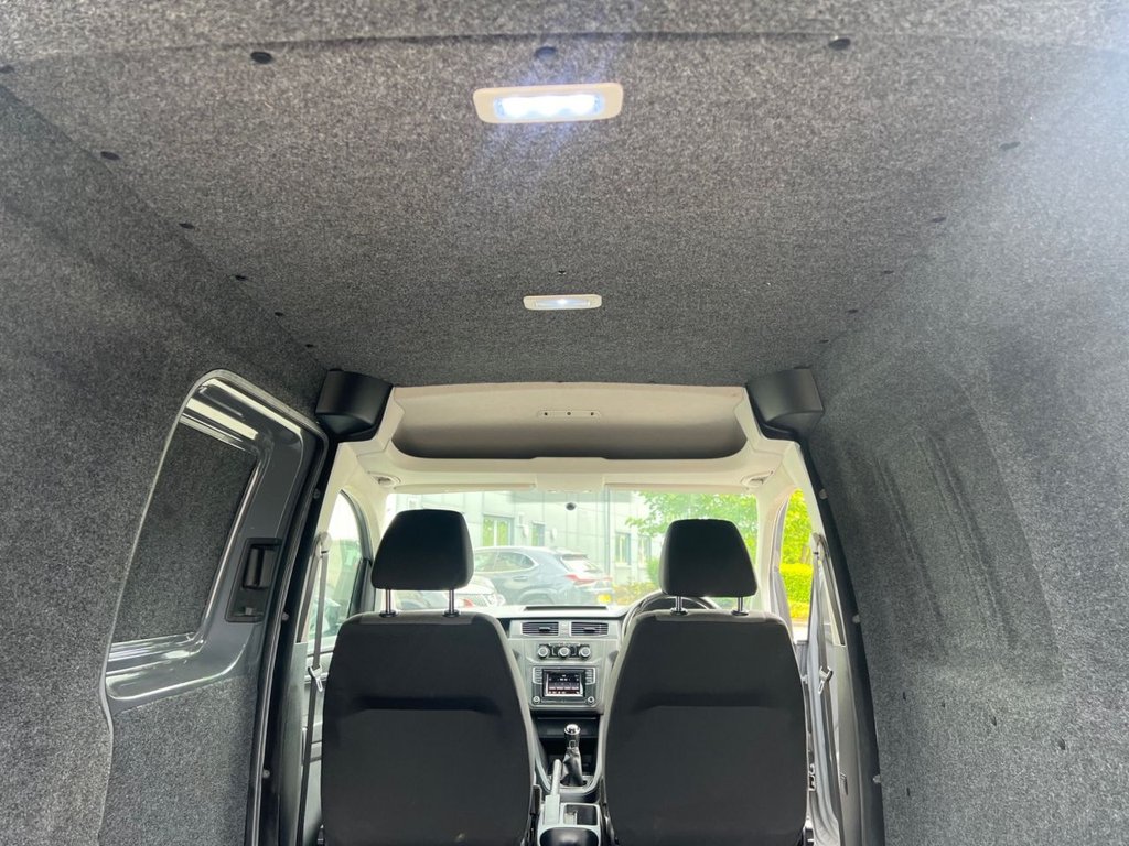USED 2019 VOLKSWAGEN CADDY 2.0 TDI C20 BEECHWOOD CUSTOM  Panel Van 5dr Diesel Manual SWB Euro 6 (s/s) (102 ps) CARPET LINED / NO VAT / TAILGATE
