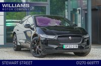 USED 2022 22 JAGUAR I-PACE 400 90kWh Black SUV 5dr Electric Auto 4WD (400 ps) 