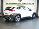 USED 2021 21 HYUNDAI KONA 1.6 h-GDi SE Connect SUV 5dr Petrol Hybrid DCT Euro 6 (s/s) (141 ps) FULL HYUNDAI MAIN DEALER SERVICE HISTORY + VIRTUAL COCKPIT DIGITAL DASH DISPLAY + APPLE CARPLAY / APPS CONTROL + BLUETOOTH MEDIA STREAMING + REAR VIEW CAMERA + DAB DIGITAL RADIO + IN CAR ENTERTAINMENT WITH TOUCH SCREEN MEDIA DISPLAY + PARKING SENSOR+ HILL HOLD START ASSIST + CLIMATE CONTROL + AIR CONDITIONING + AUTOMATIC HEADLIGHTS + AUTOMATIC WIPERS WITH RAIN SENSOR + CRUISE CONTROL + LANE ASSIST + LEATHER MULTIFUNCTIONAL STEERING WHEEL WITH PADDLE SHIFT GEAR SELECT + VOICE COMMAND