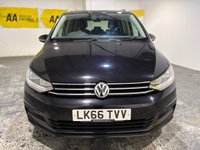 USED 2016 66 VOLKSWAGEN TOURAN 1.6 TDI BlueMotion Tech SE MPV 5dr Diesel DSG Euro 6 (s/s) (115 ps) 8 SERVICES-PARKING SENSORS-A/C-BLUETOOTH-CRUISE-ALLOYS-7 SEATS-DAB