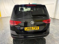 USED 2016 66 VOLKSWAGEN TOURAN 1.6 TDI BlueMotion Tech SE MPV 5dr Diesel DSG Euro 6 (s/s) (115 ps) 8 SERVICES-PARKING SENSORS-A/C-BLUETOOTH-CRUISE-ALLOYS-7 SEATS-DAB
