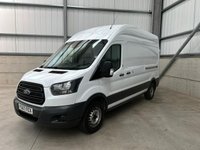 USED 2017 67 FORD TRANSIT 350 2.0 ECOBLUE 130PS RWD L3 H3 - NO VAT 1 OWNER, 1 YEAR MOT, VALUE VAN