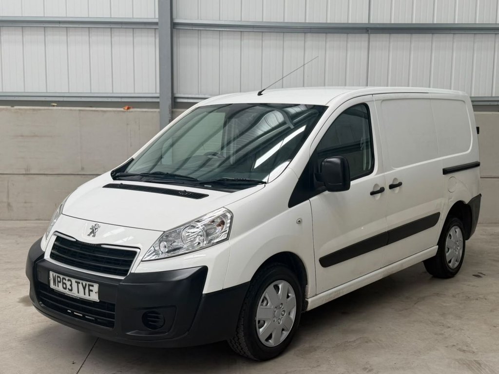 White 2013 Peugeot Expert Van Front-wheel drive Manual