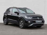 USED 2023 23 VOLKSWAGEN T-CROSS 1.0 TSI Black Edition SUV 5dr Petrol DSG Euro 6 (s/s) (110 ps) 